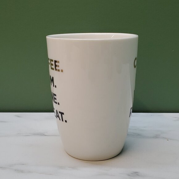 Mug- Gold Lettering Coffee. Black lettering Mom. Wine. Repeat - Indigo Brand - Picture 4 of 7